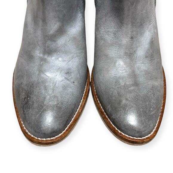 DICO D.Co Copenhagen Gray Leather Pointed Toe Chelsea Boots Women's EU40 US 9.5 - Picture 4 of 10